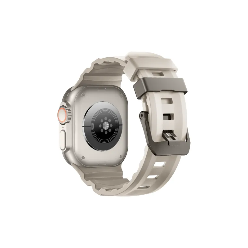KVZUVUU Apple Compatibility Watch Band Silicone Material-3