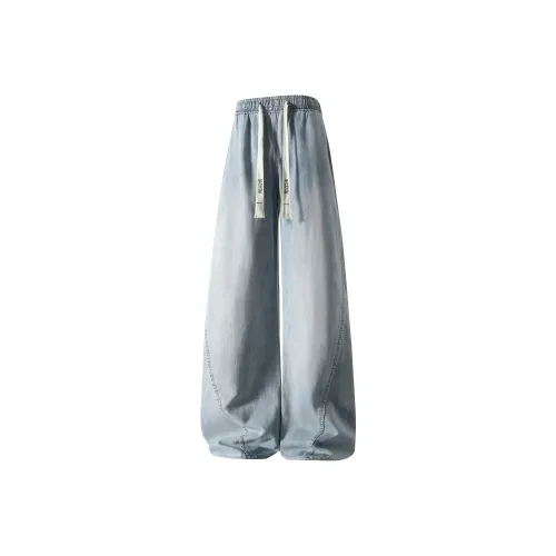 Jeans Cargo Kaki à Taille
