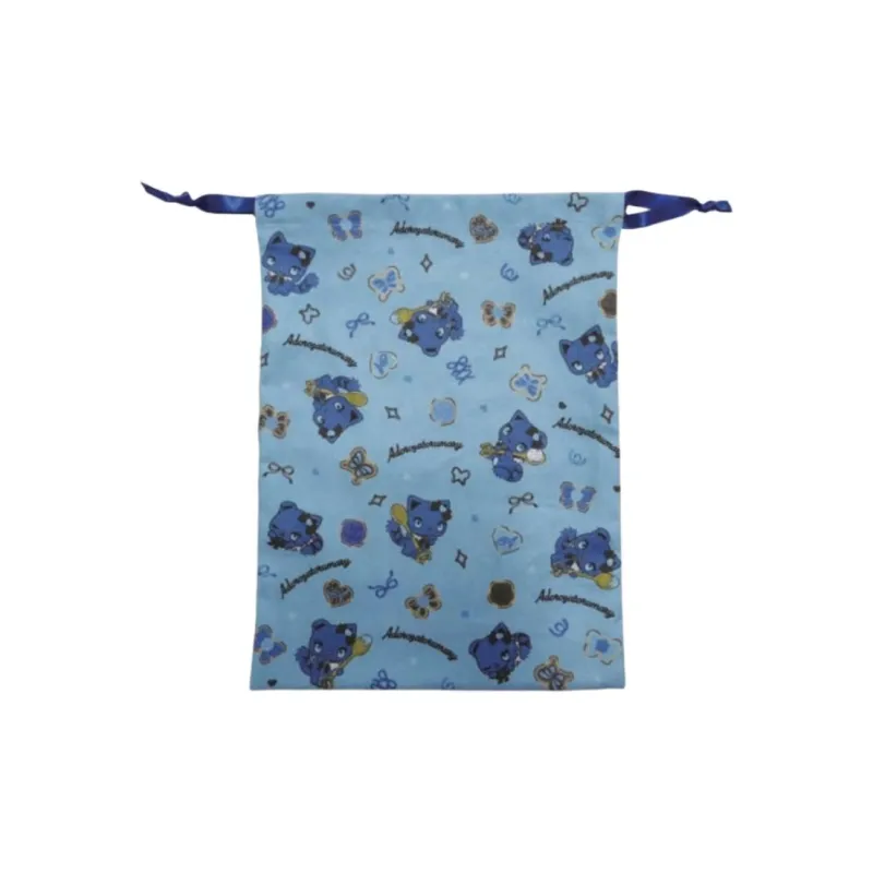 Sanrio Cotton Travel Storage Bag Unisex Gray & Blue-1