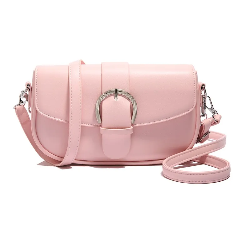Yalu PU Shoulder Bag Women's White/Black/Khaki/Green/Pink/Brown-19