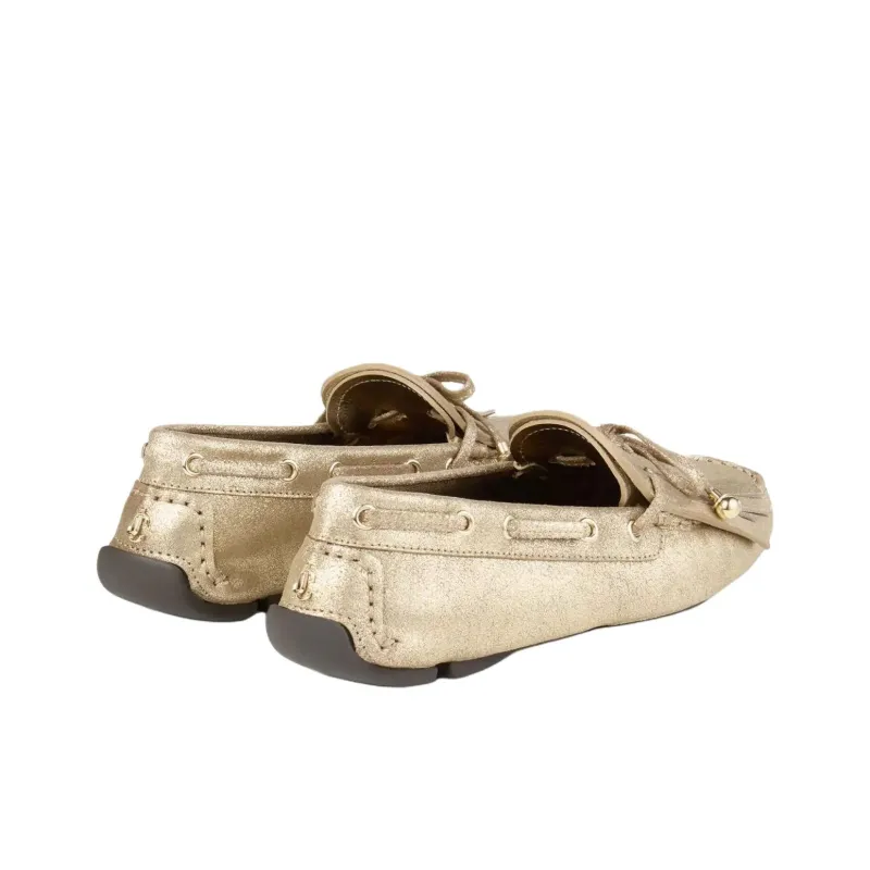 Jimmy Choo Manon F Casual Single Shoes Women's Gold-3