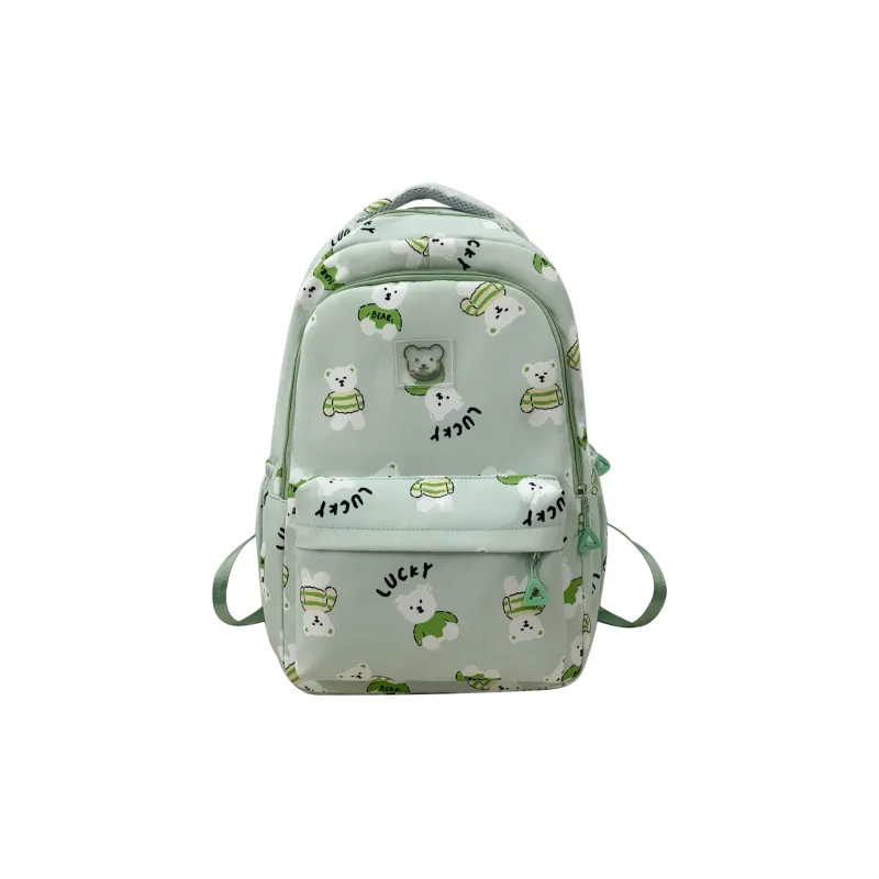 Yalu Nylon Backpack Unisex Multicolor-0