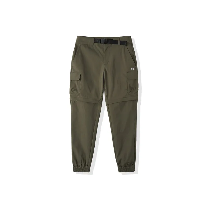 New Era Casual Pants Unisex Army Green-0