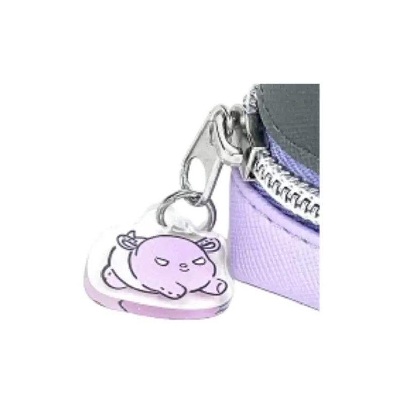 Sanrio Synthetic Leather Pencil Case Travel Storage Bag Women's Black-5