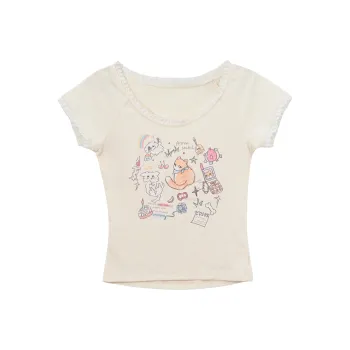 SNBL T Shirts Women's Apricot