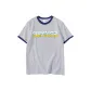 White Gray Navy Blue Edge