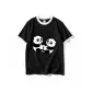 Black with White Edge