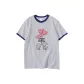White Gray Navy Blue Edge