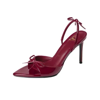 RoseDoris One Strap Sandals Women's Burgundy