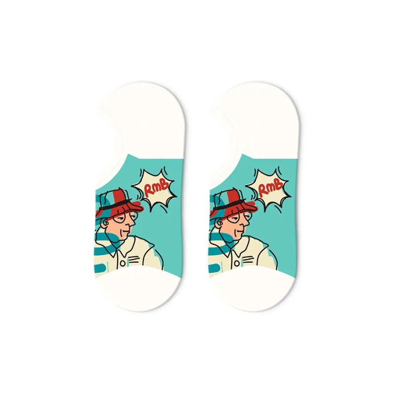 Gentle Welcome No Show Socks Unisex 5 Pack-1