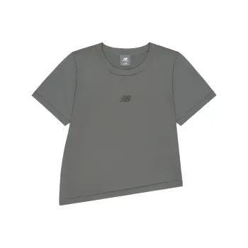New Balance NB Grey T Shirt Women's Gray