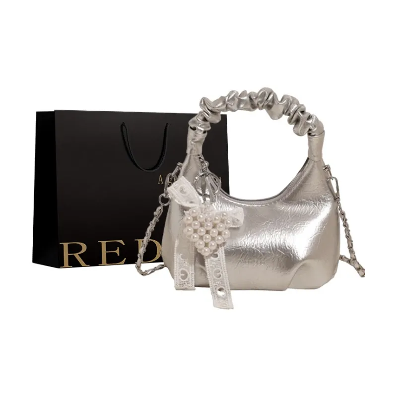 REDOO PU Handbag Women's White/Silver/Yellow/Pink/Purple/Black-2