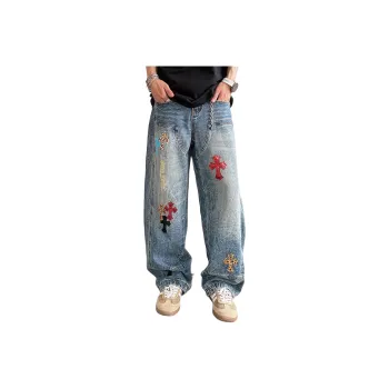 PANDA ADEVIL Jeans Unisex Light Blue
