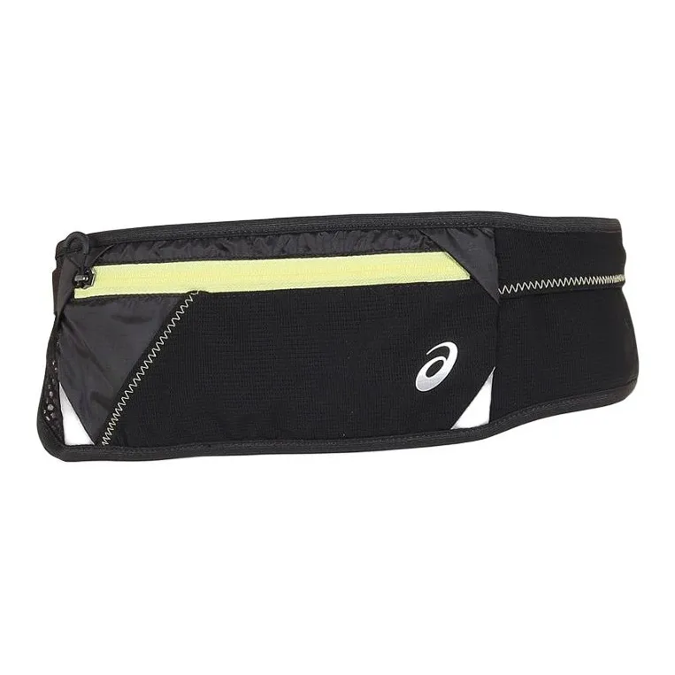 Asics Polyester Fanny Pack Tubas Unisex Black & Yellow-0