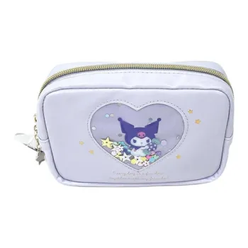 Sanrio Kuromi X Shaka Collaboration PVC Polyvinyl Chloride Travel Storage Bag Women's Purple
