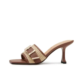 CHARLES&KEITH Composite Sole Slide Slippers 8cm Women's