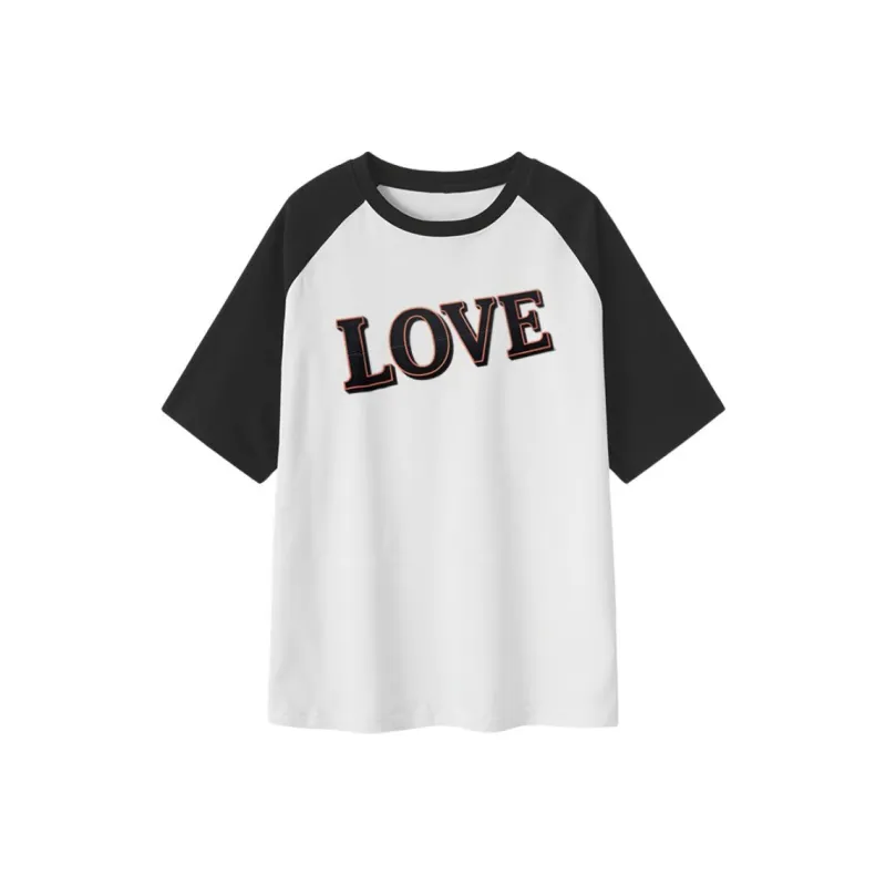 FAIRWHALE Drop Shoulder Sleeve T Shirt Women's-4