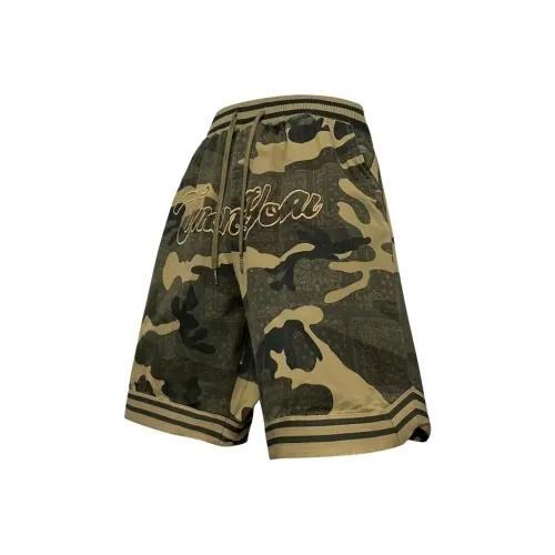 FFOMKE Sports Shorts Unisex All Over Print Camouflage