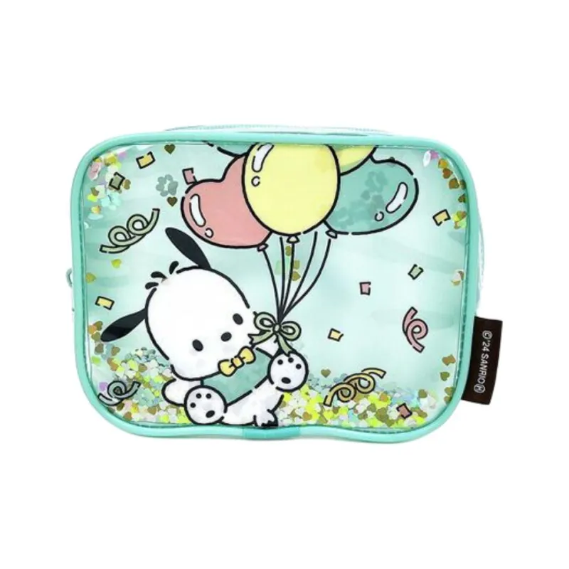 Sanrio Polyvinyl Chloride Travel Storage Bag Unisex Green-0