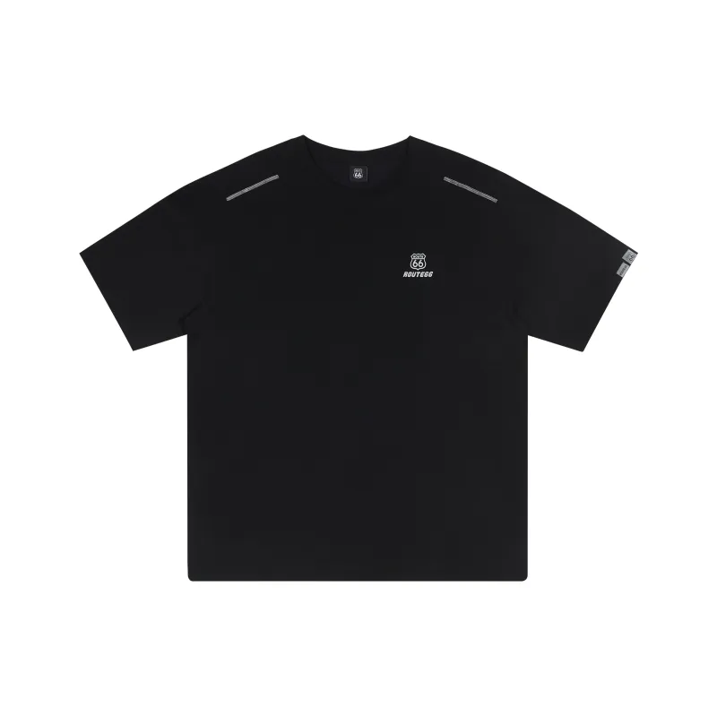 66/ROUTE 66 T Shirts Unisex Black-0