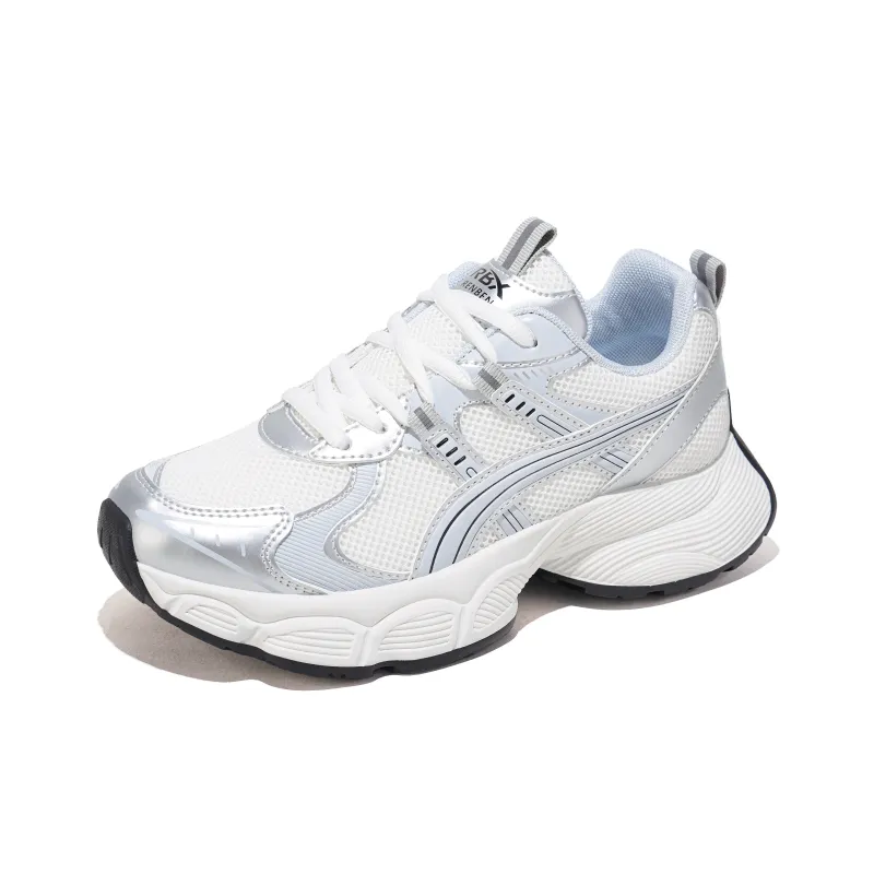 RENBEN Breathable Height Increasing Abrasion Resistant Low Top Chunky Sneakers Women's-2