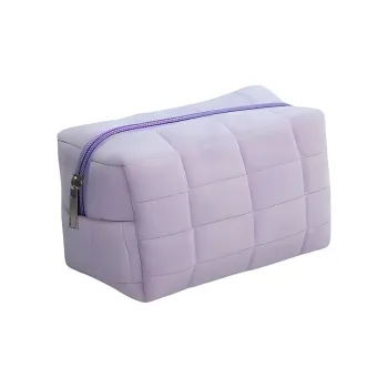 CUCX Flannelette Unzipped Pillow Makeup Bag Portable