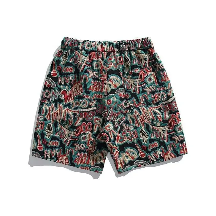 MEIKE Casual Shorts Unisex Sri Lanka Red-1