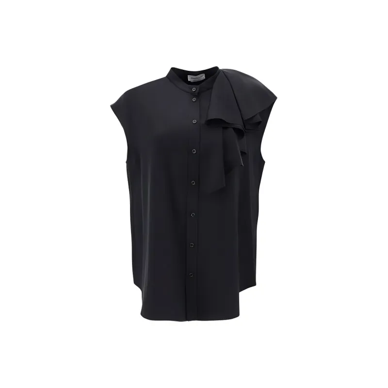 Alexander McQueen Button-Up Sleeveless Shirt-0