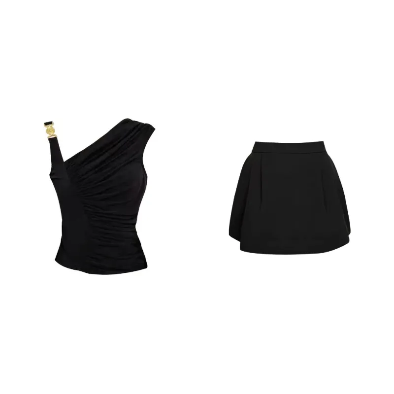 Udon House Two Piece Skirt Sets Women's-0