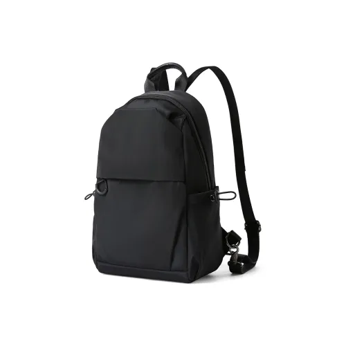 MOYYI Oxford Mini Backpack Regular Unisex Black/Khaki