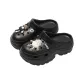 Black+Black White 3D Effect Coal Ball