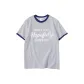 White Gray Navy Blue Edge