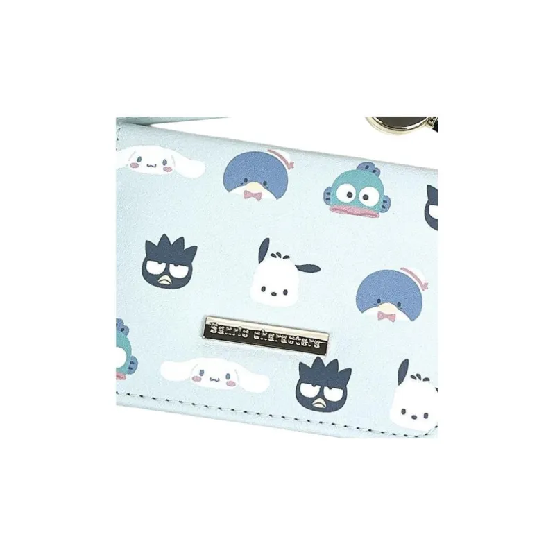 Sanrio Synthetic Leather Card Holder Women's Light Blue-3