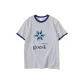 White Gray Navy Blue Edge