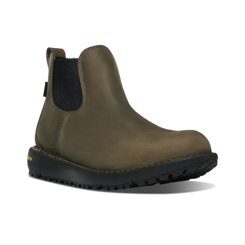 Danner Short Chelsea Boots Men's Brown Green-2