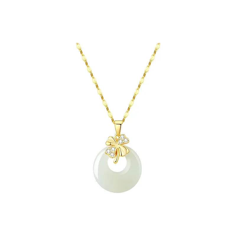 Bear Silversmith Chalcedony Necklaces Women's-0