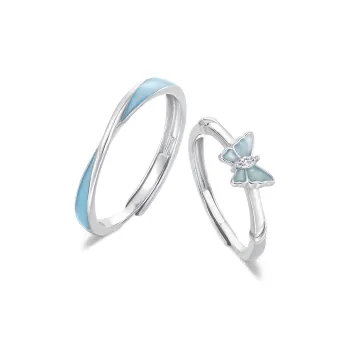 FORCHI Sterling Silver 999 Rings Unisex