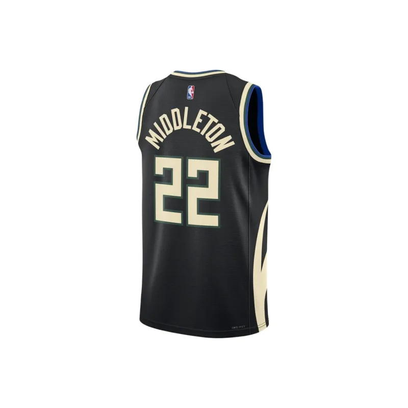 Jordan x NBA Milwaukee Bucks SWINGMAN Fan Edition SS25 Basketball Jersey Men's Black-1
