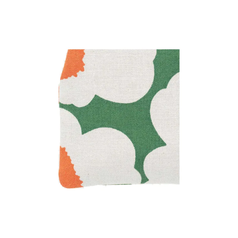 Marimekko Fabric Coin Purse Women's Green/Beige/Orange-3