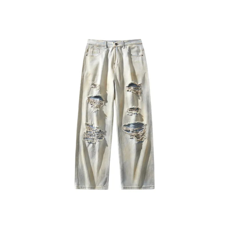 ALCOFM Jeans Unisex Yellow Mud-5