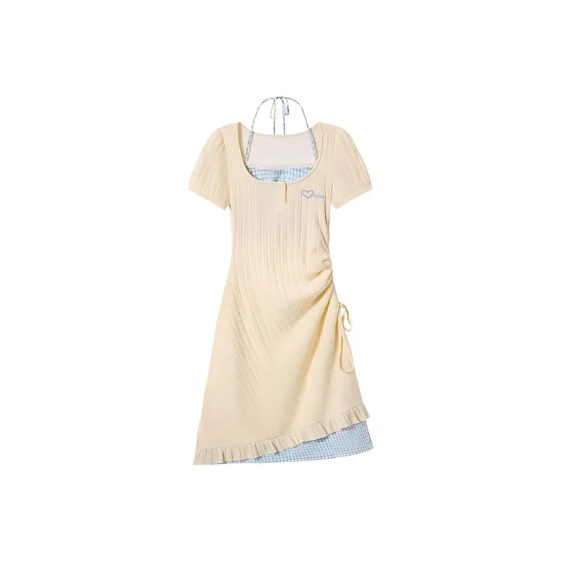 Pa33word Short Sleeved Dress Women's-11