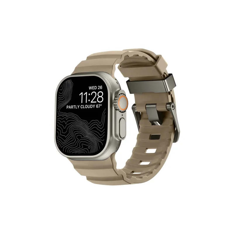 KVZUVUU Apple Compatibility Watch Band Silicone Material-16