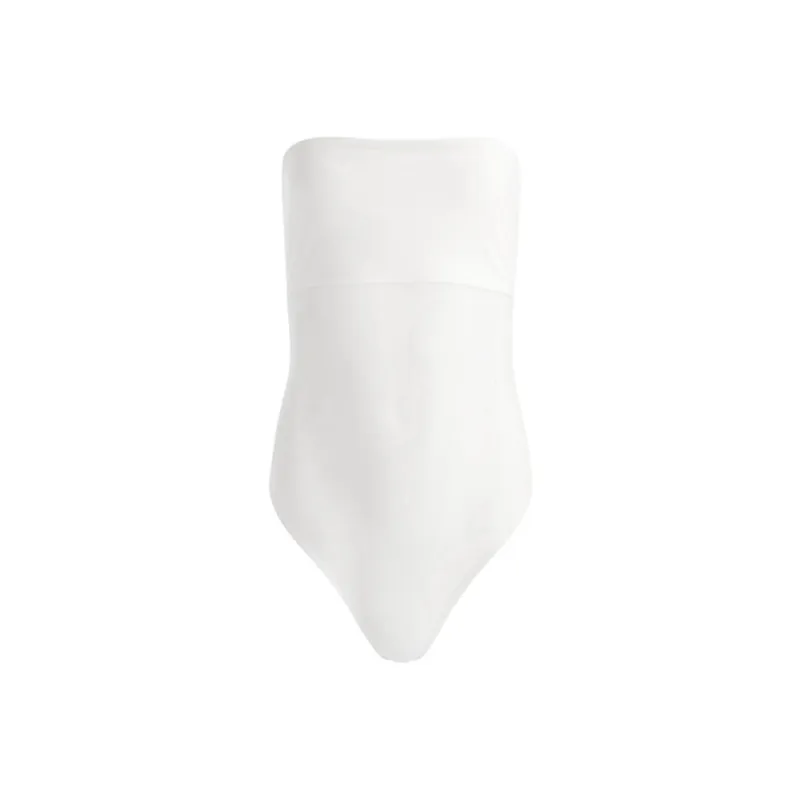 ALICE+OLIVIA Bodysuits Women's Gray White-0