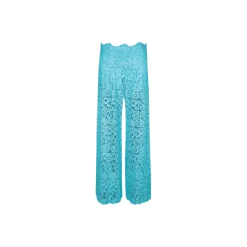 ERMANNO SCERVINO Floral lace Trousers