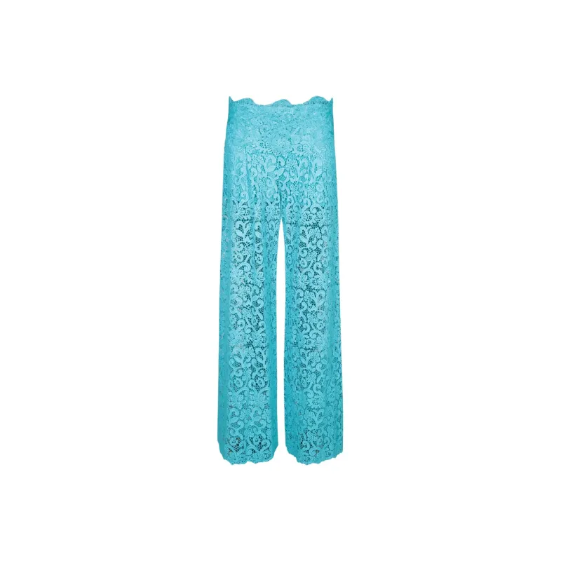 ERMANNO SCERVINO Floral lace Trousers-0