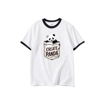 FAIRWHALE Drop Shoulder Sleeve T Shirt Women's