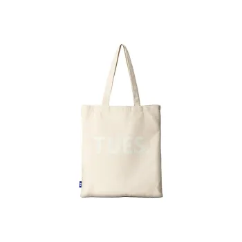 NEARAY Canvas Bag, Handbag, Shoulder Bag Medium Size Women's Tuesday White