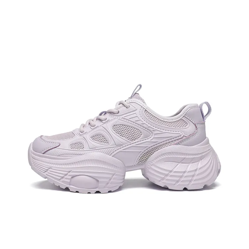 ZHR Small Round Pendant Cushioning, Wear Resistant Low Top Chunky Sneakers Women's-5