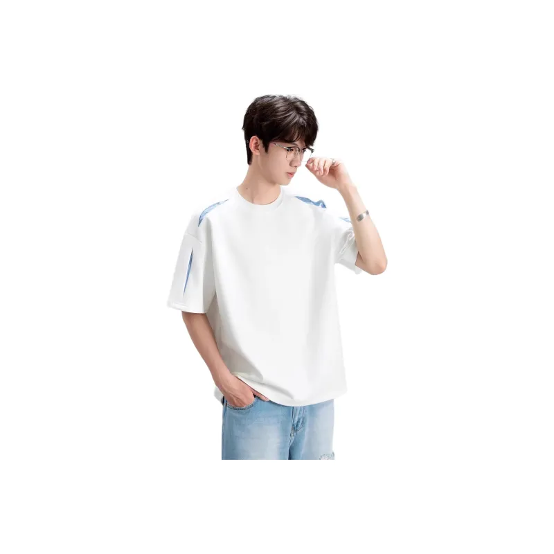DUATOGE T Shirts Men White -0