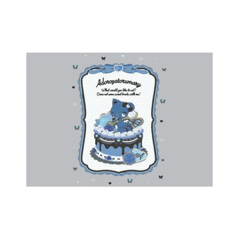 Sanrio Cotton Travel Storage Bag Unisex Gray & Blue-2